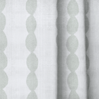 Loose Stems Lichen Chord Stripe - Drapery