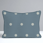 The Silk Garden Aegean Dots Throw Pillow - Lemon Park