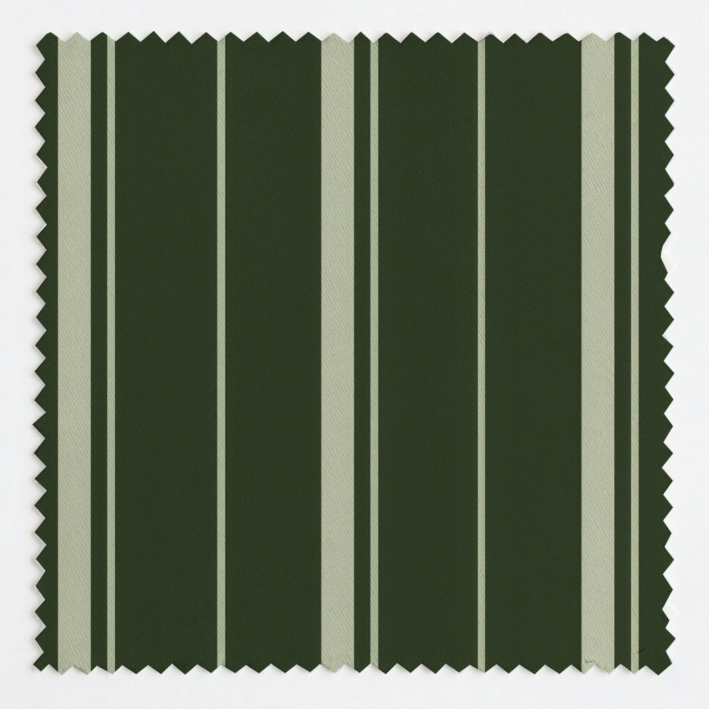 The Silk Garden Evergreen Stripes - Fabric - Lemon Park